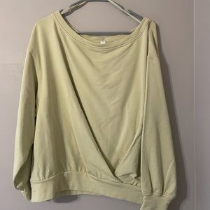 Lululemon Pleated Modal Fleece Pullover